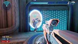 Splitgate (beta) gameplay (no commentary) episode 1