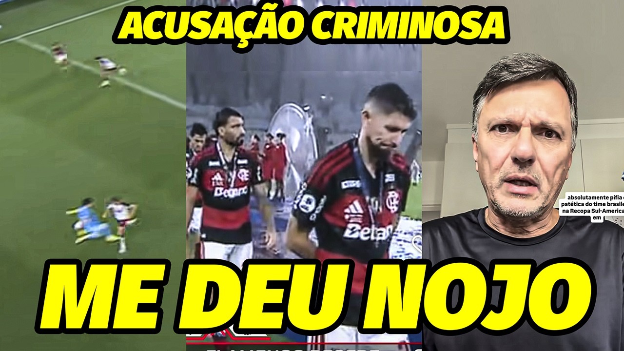 “ISSO É NOJENTO..OLHA O QUE O PAQUETÁ FEZ GENTE..” A ACUSAÇÃO CRIMINOSA NA DERROTA PATÉTICA