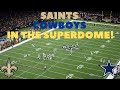 Saints Cowboys IN THE SUPERDOME | Sam Mills Ceremony | Saints lose and Cowboys fans take over Dome