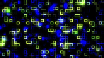4K Blue & Green Squares Motion Background || VFX Free To Use 4K Screensaver || FREE DOWNLOAD