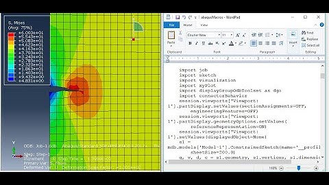 #abaqus scripting - how to change the size and place of XFEM crack with file script