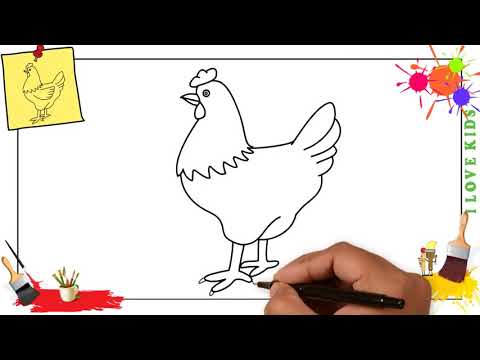 Featured image of post How To Draw A Hen Easy : How to draw a hen step by step.