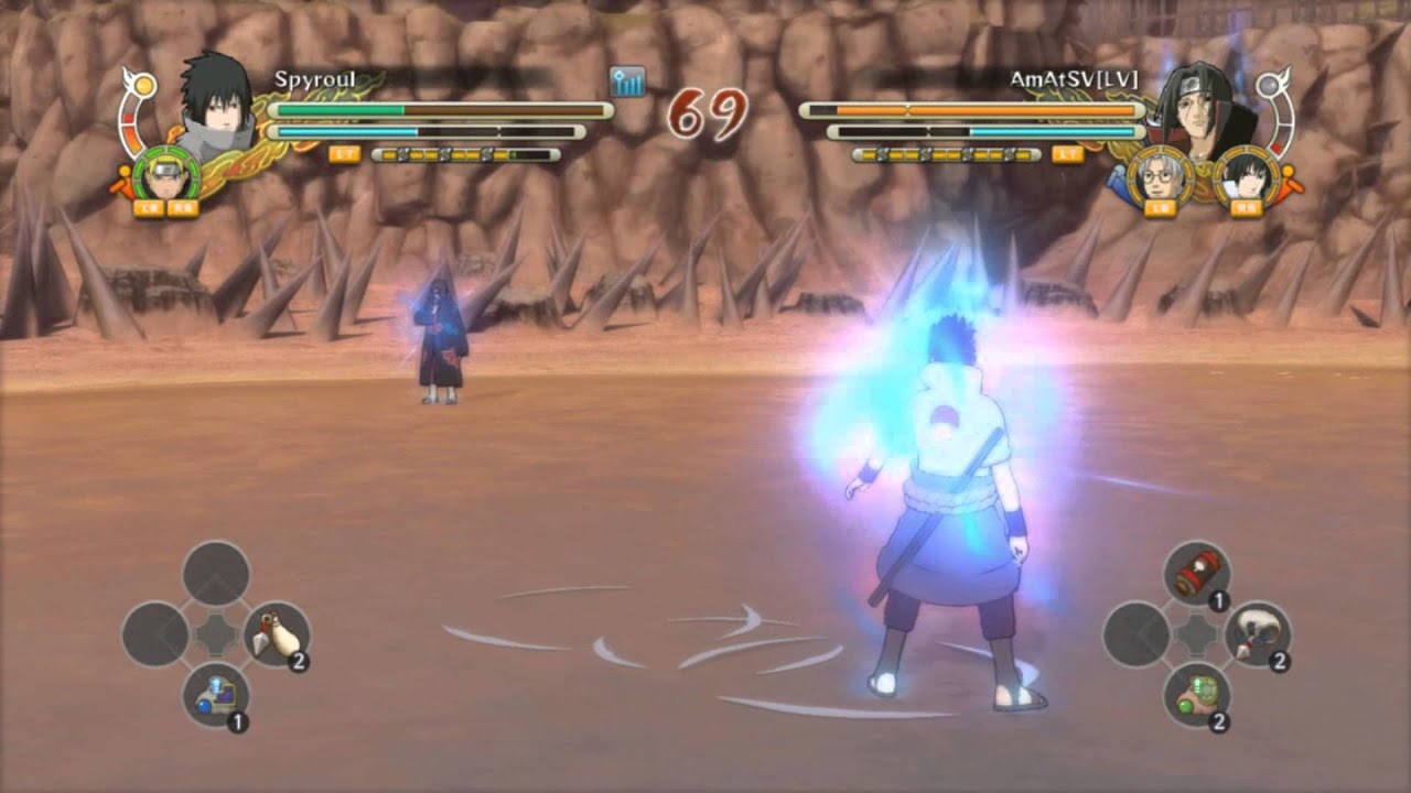 Naruto Storm 3 Full Burst: AmAtSV[LV] vs Spyroul