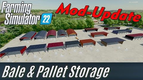 FS22: Bale and Pallet Storage Ver 1.1.0.0 - my own Mod