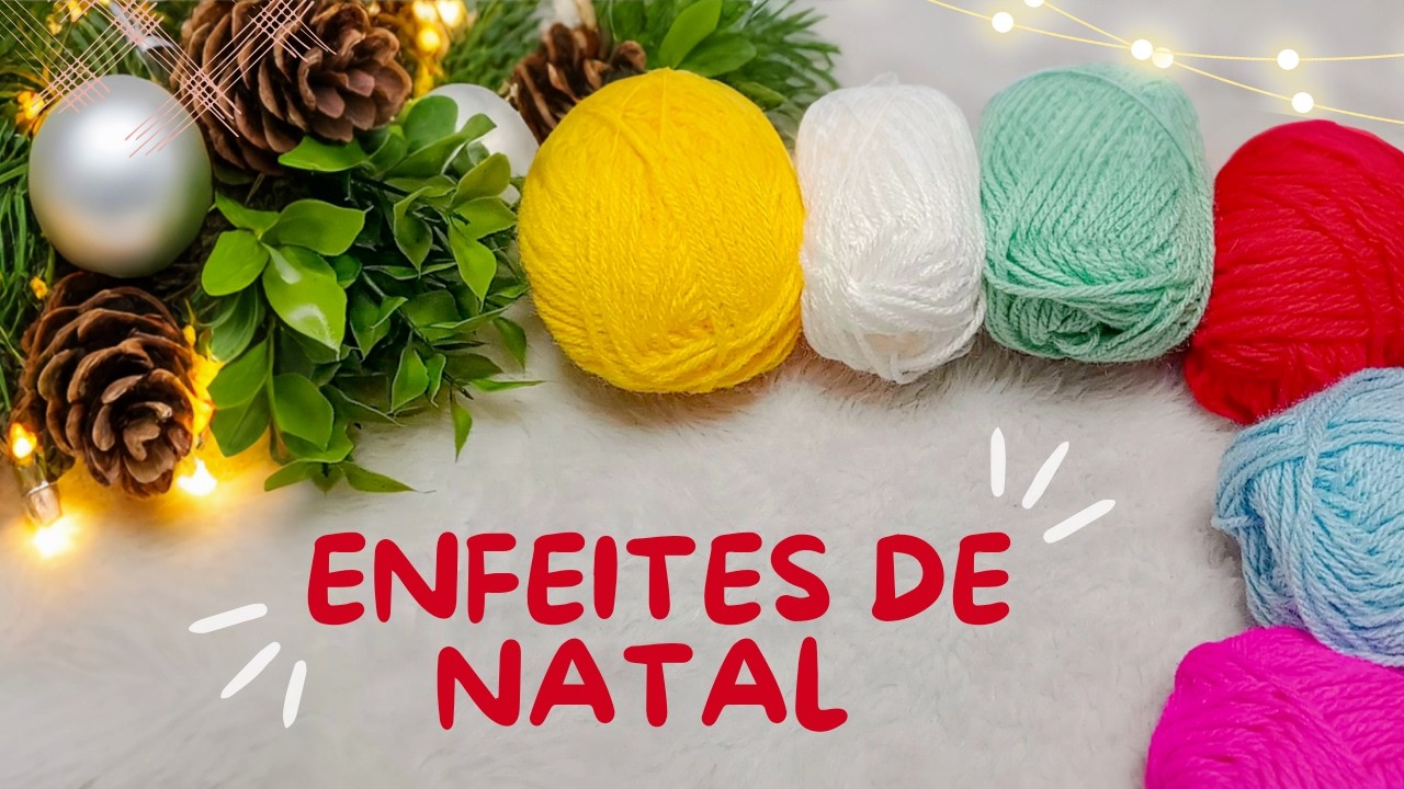 😍 ANJO, GUIRLANDA E BOTA 🎁 | MAIS TRÊS ENFEITES DE NATAL EM CROCHÊ ✨