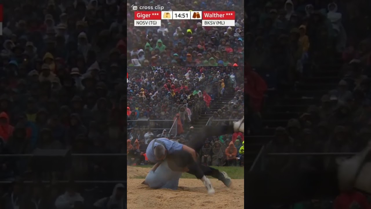 Giger Samue vs Walther Adrian Passe Final Unspunnen 2023 