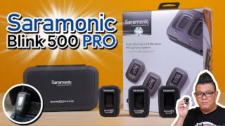 Review Saramonic Blink 500 Pro มาพร้อมหน้าจอแสดงผลและกล่องเก็บไมค์แบบชาร์จได้