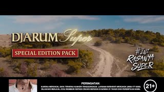 Djarum Super Special Edition Pack of 16 Cigarettes Rp. 33,000,- 60s (2025/26)