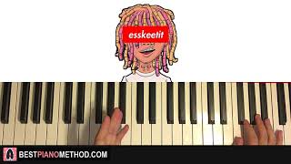 Lil Pump - ESSKEETIT (Piano Tutorial Lesson) screenshot 5