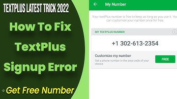 How To Fix TextPlus Sign Up Error 2022[  100% Working Method Without VPN]