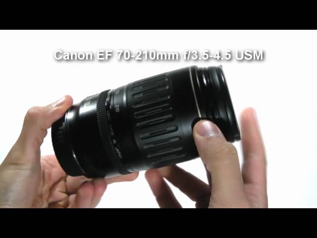 Canon EF 70-210mm f/3.5-4.5 USM Lens - YouTube