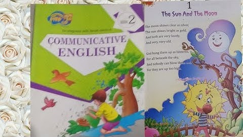 THE SUN AND THE MOON#ENGLISHCLASS 2CHAPTAR 1#ENGLISEPOEM