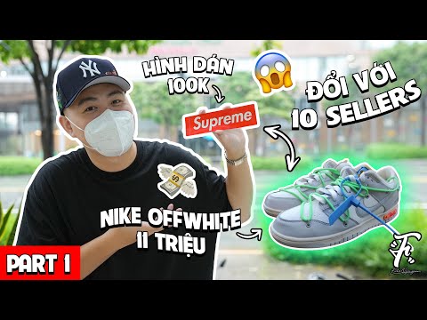 Video Thử Thách Đổi Hình Dán Supreme 100k Lấy Giày Nike... - youtube