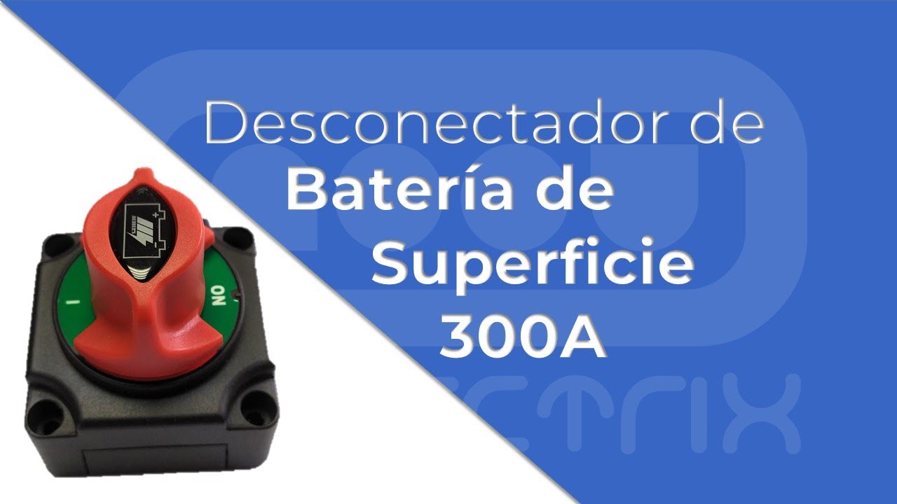 DESCONECTADOR REMOTO BATERIAS 300A 12V +