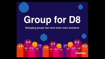 Drupalcamp London 2016 - Group for D8 managing groups has never been more awesome