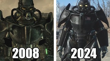 Fallout 3 vs Fallout New Vegas vs Fallout 4 | Enclave power armor Comparison