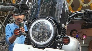 Royal Enfield Head Light | Jawa Projector | Bike Head Light Indicators @ Cheapest Price Combo 3499/-