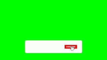 Animated subscribe button [green screen] / AD maker
