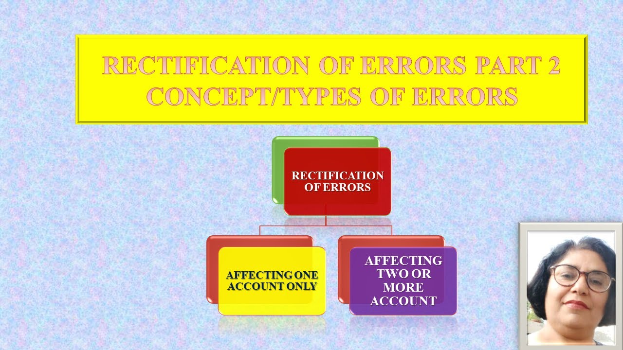 RECTIFICATION OF ERRORS PART 2/CLASS 11/RECTIFICATION OF ERRORS IN ...