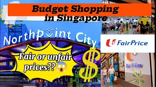 Budget Grocery Shopping at Singapore