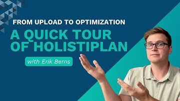 Van uploaden tot optimaliseren: een korte rondleiding door Holistiplan