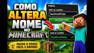 Como Altera Nome no Minecraft Passo a Passo 2026