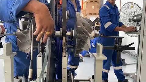 Process of dynamic balancing using Schenck Balancing Manchine