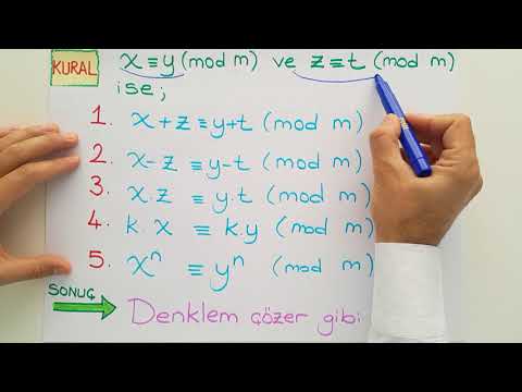 Modüler Aritmetik:1-Temel Kavramlar