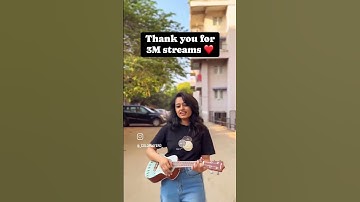 Thank you for 3million streams 🤍 #music #singer #singersongwriter