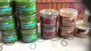 My Bath and Bodyworks Mini Candles !