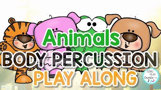 Animal Body Percussion Activity| Steady Beat Play Along |Elementary Music |Sing Play Create Resimi