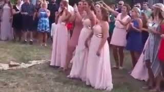 Bride maid suprises Best moment to the maids of honor