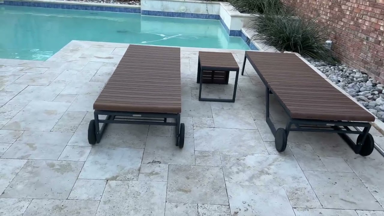 Why Travertine Pool Decks need Polymeric Sand!