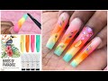 Bright Ombré Polygel Nails Tutorial | Testing Makartt Birds of Paradise Polygel Extension Kit