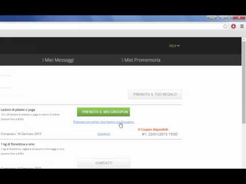 Tutorial: come prenotare il tuo Groupon con amici o il tuo Groupon regalo
