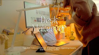 Cozy Desk Makeover | Aesthetic pinterest inspired desk pt.1