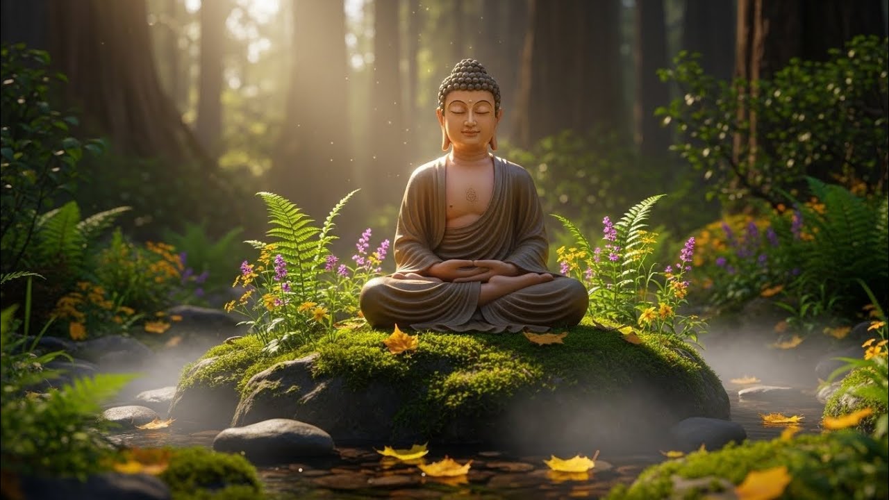 10 Minute Buddha Meditation Music for Deep Sleep, Anxiety Relief ...