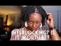 How I Feel About Interlocking My 3 Month Microlocs | DIY Microlocs| Interlocking