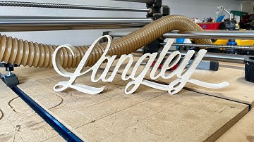 Family sign for my realtor using the @OnefinityCNC and @vectric software.