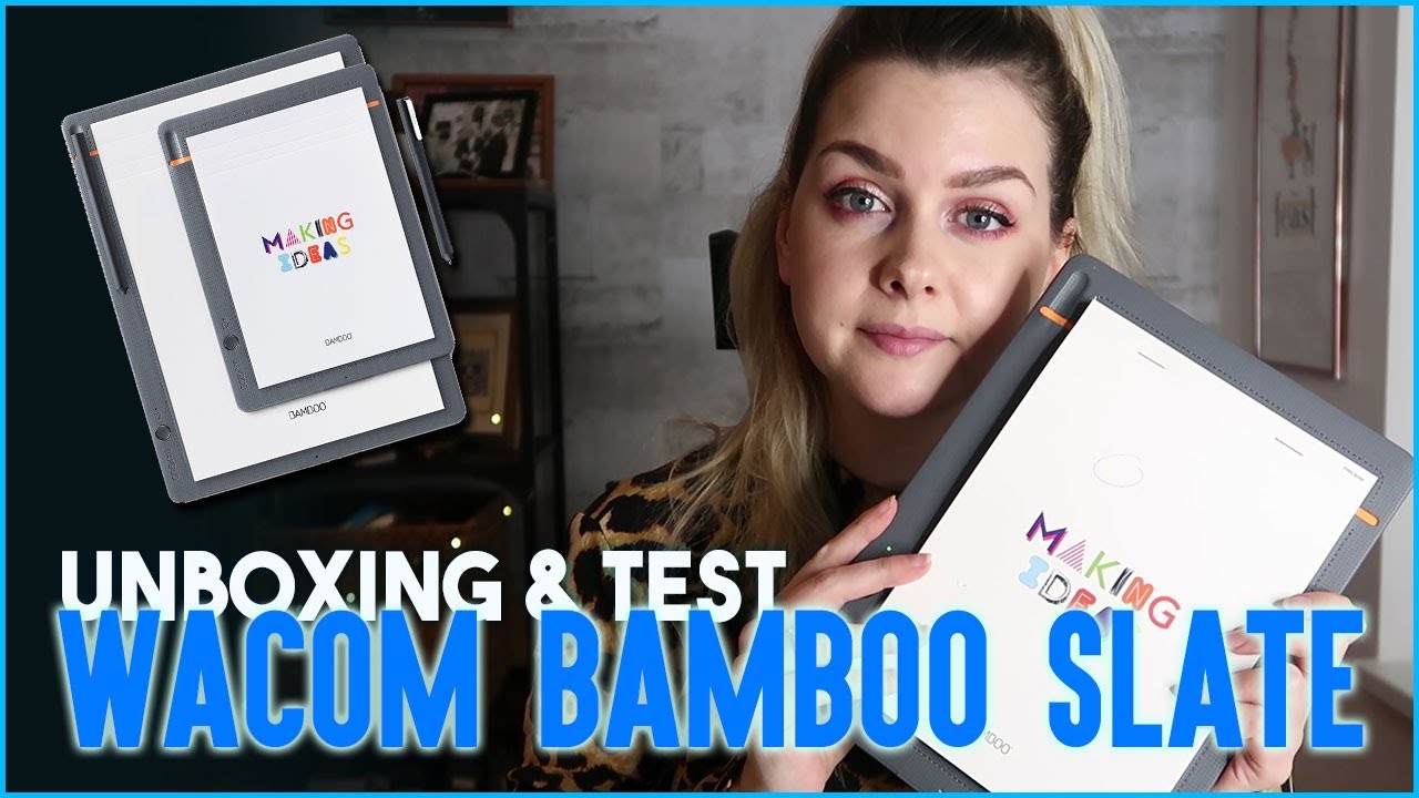 Review: Wacom Bamboo Slate - YouTube