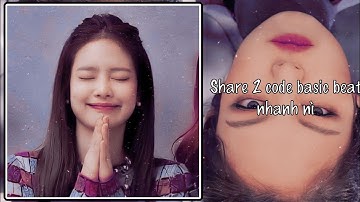Share 2 code basic beat nhanh nì 💞💗✨#9 (có cả xml và qr)