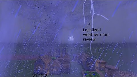 Minecraft Localized weather mod review