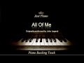 All of me by john legend piano accompaniment