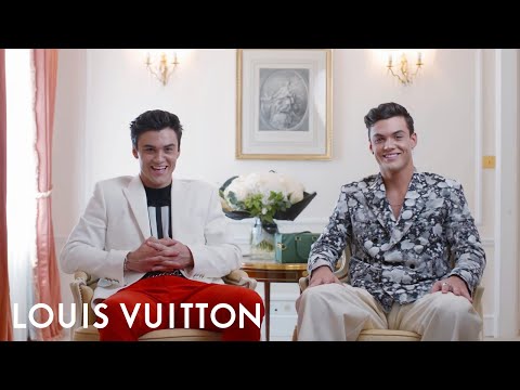 The Dolan Twins at the Louis Vuitton Men's Spring-Summer 2020