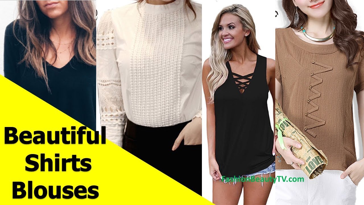 50 Beautiful Shirt and Blouse Designs For Women S34 fashion beauty shop vashi