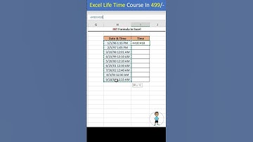 Separate Date & Time in Excel #excel #exceltips #exceltutorial #msexcel #developer #microsoftexcel