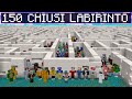 HO CHIESTO A 150 BURLONI DI SCAPPARE DAL LABIRINTO INFINITO DI MINECRAFT