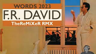 F.R. DAVID - WORDS 2023 (TheReMiXeR RMX) Resimi