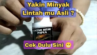 Perbedaan Minyak Lintah Asli Dan Palsu Jaminan Uang Kembali #minyaklintah #pembesaralatvital