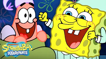 Every SpongeBob Sleepover Ever! 😴 | 45 Minute Compilation | SpongeBob